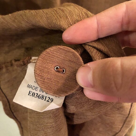 Kleen Silk and Linen Dress Size Small - Picture 4 of 5